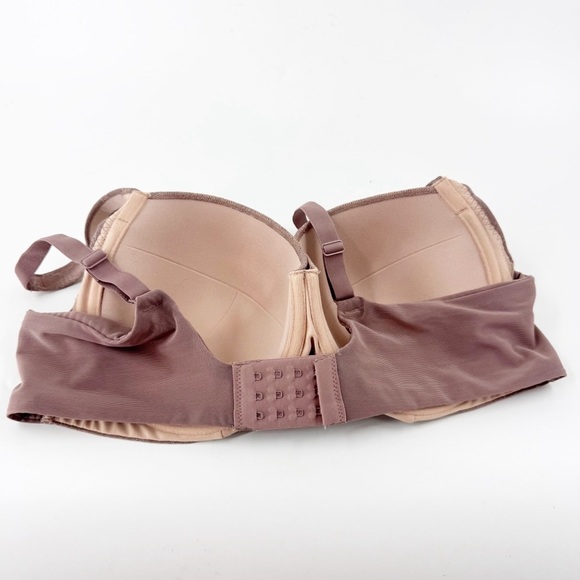 ✅ Soma Bra 40C French Mauve Stunning Support Geo Lace Full Coverage - Picture 3 of 6